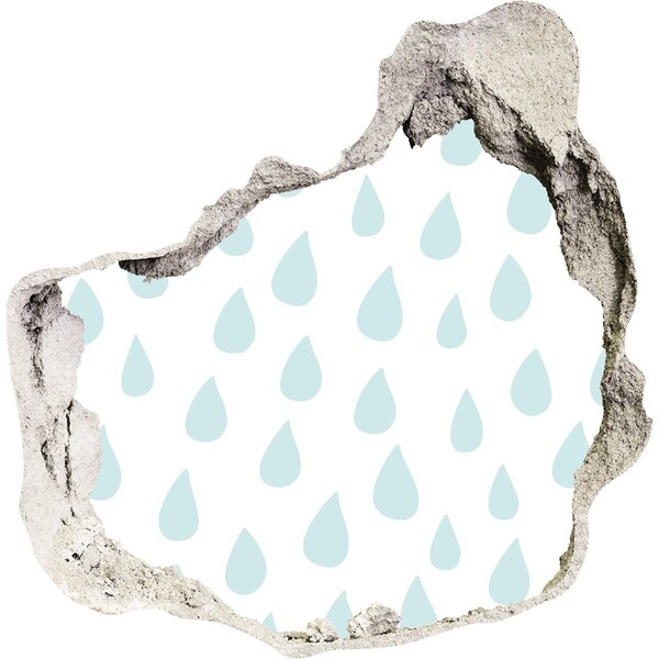 tegelstickers keuken Regendruppels achter de muur