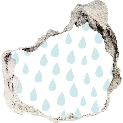 tegelstickers keuken Regendruppels achter de muur