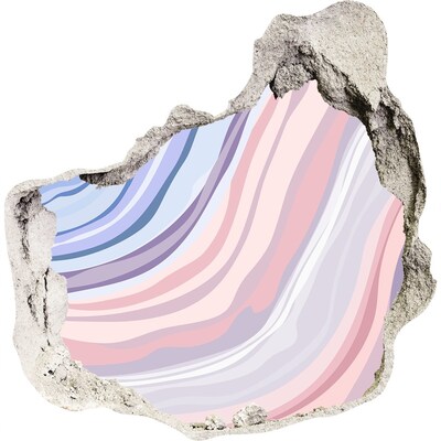 trapstickers mozaiek Kleurrijk gat in de muur