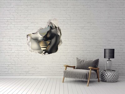 tegelstickers Schaakconfrontatie