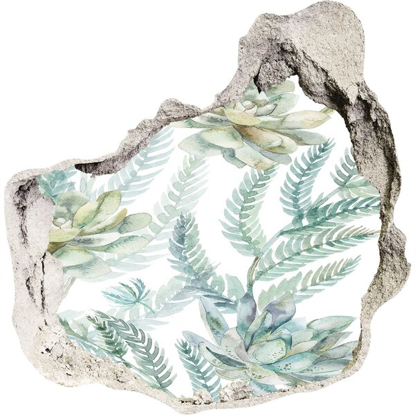 trapfolie Een groene oase in beton.