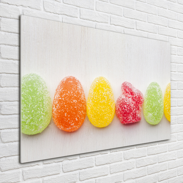 Foto plexiglas Kleurrijke jellybeans