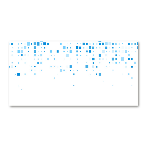 Plexiglas schilderij Blauwe vierkanten