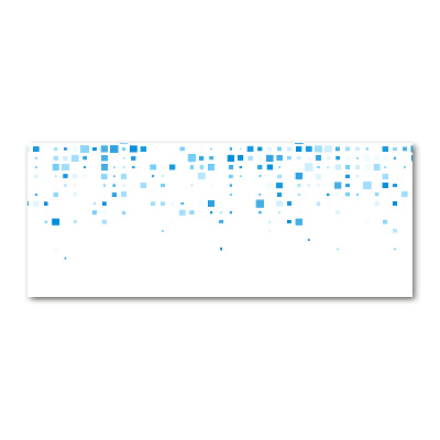 Plexiglas schilderij Blauwe vierkanten