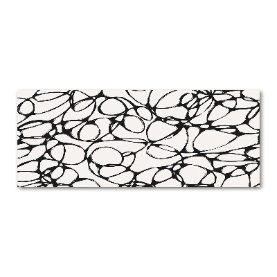 Foto obraz szkło akryl Chaotyczne kółka