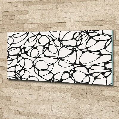 Foto obraz szkło akryl Chaotyczne kółka