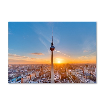 Foto obraz szkło akryl Wieża telewizyjna