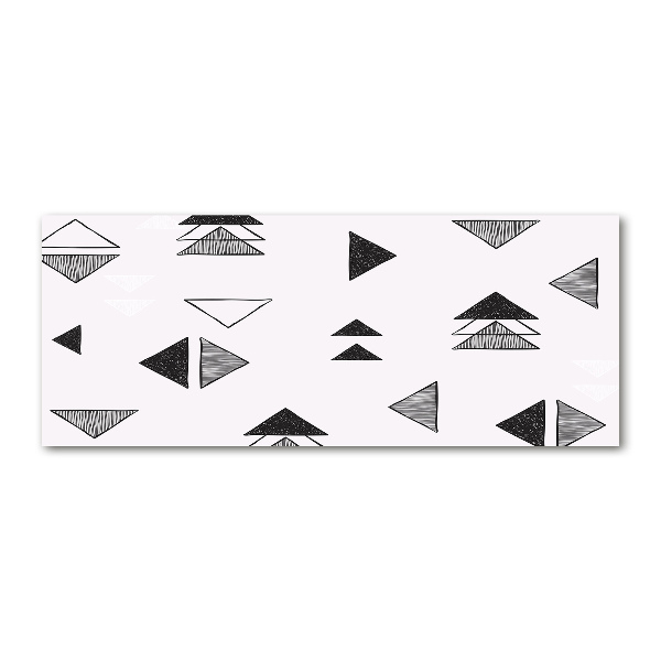 Plexiglas foto Achtergrond met driehoeken