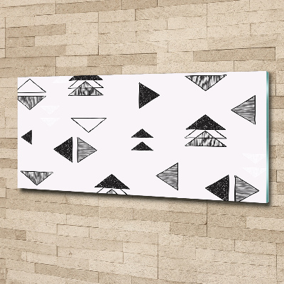 Plexiglas foto Achtergrond met driehoeken