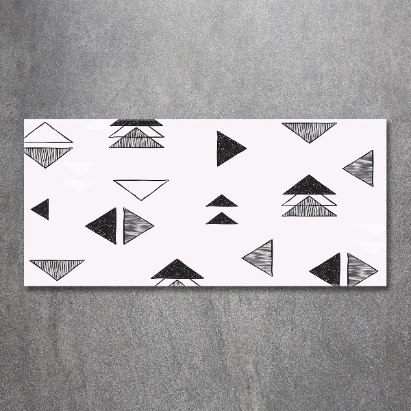 Plexiglas foto Achtergrond met driehoeken