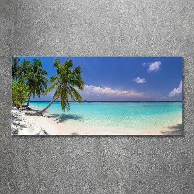 Plexiglas schilderij Panorama van het strand