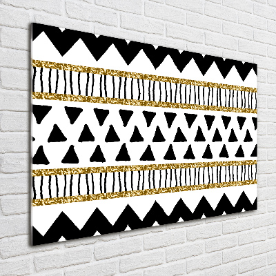 Foto obraz szkło akryl Etniczne tło