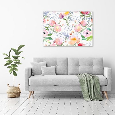 Plexiglas schilderij Klaprozen