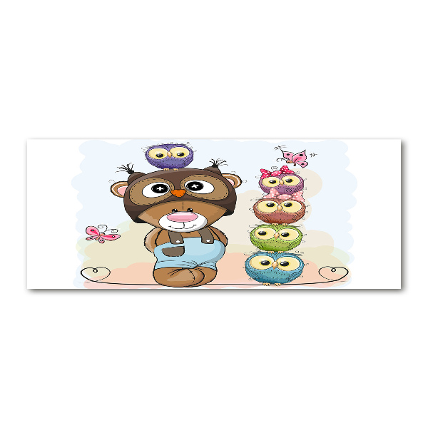 Foto op plexiglas Teddybeer en uilen