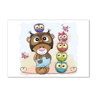 Foto op plexiglas Teddybeer en uilen