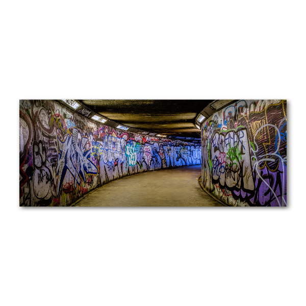 Foto in plexiglas Graffiti in de metro