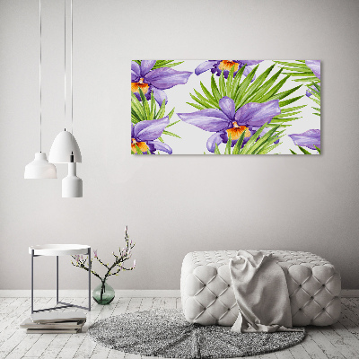 Schilderij op acrylglas Orchidee