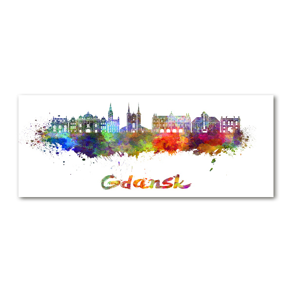 Plexiglas schilderij Kleurrijk Gdańsk