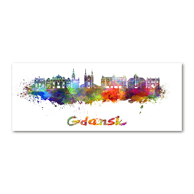 Plexiglas schilderij Kleurrijk Gdańsk