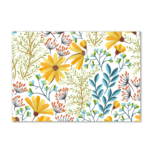 Plexiglas schilderij Lentebloemen