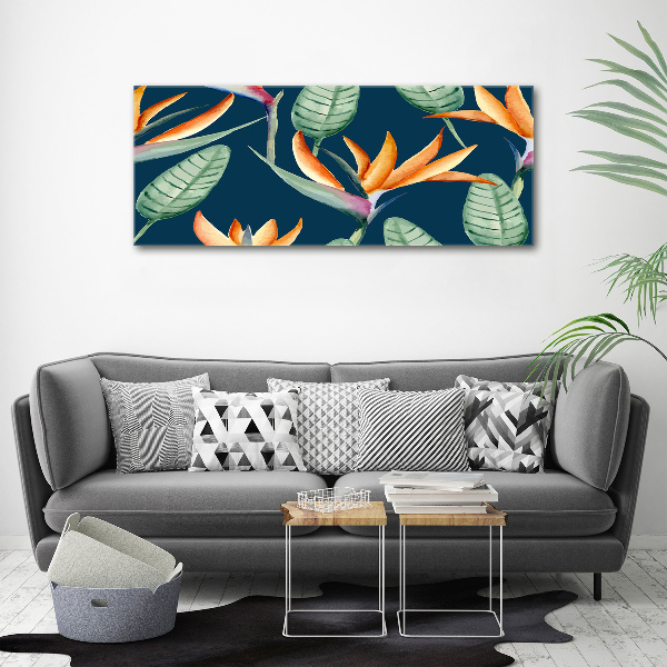 Schilderij op acrylglas Strelitzia reginae