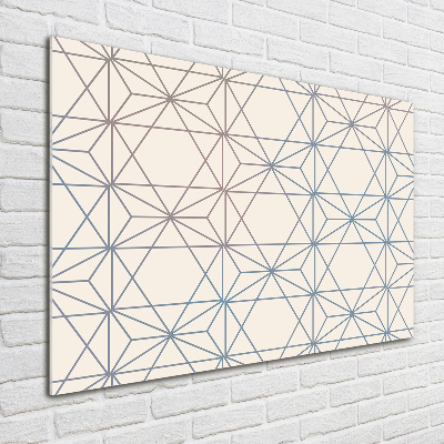 Foto obraz szkło akryl Geometryczne tło