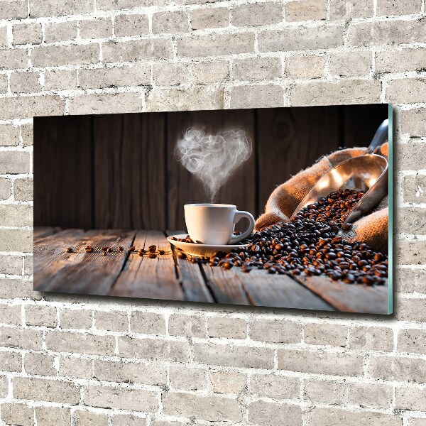 Foto op plexiglas Een kopje koffie
