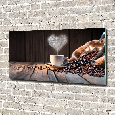 Foto op plexiglas Een kopje koffie
