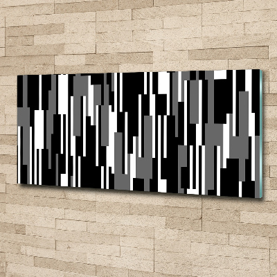 Plexiglas schilderij Zwart-witte lijnen