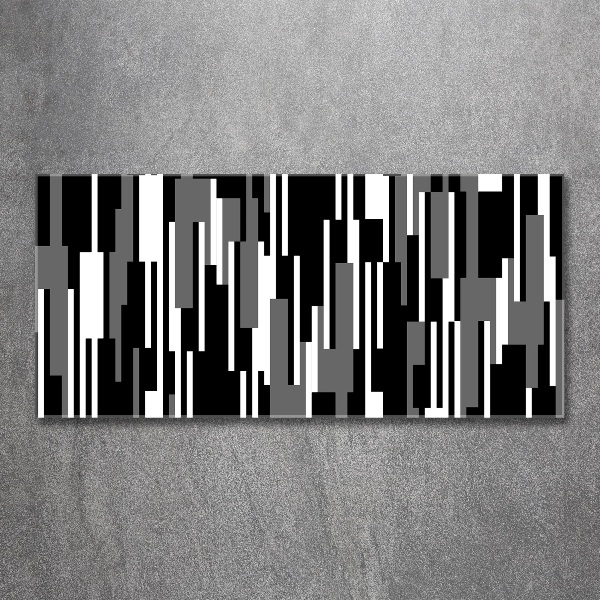 Plexiglas schilderij Zwart-witte lijnen