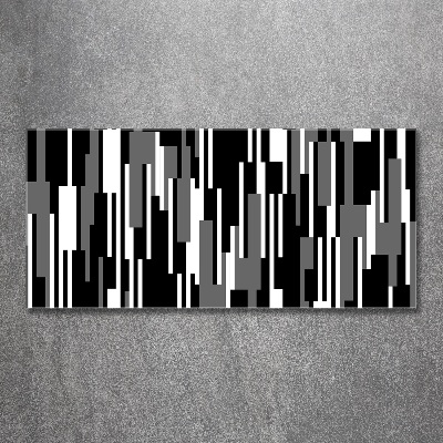 Plexiglas schilderij Zwart-witte lijnen