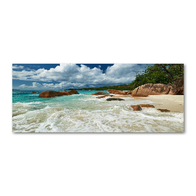 Foto in plexiglas Strand op de Seychellen