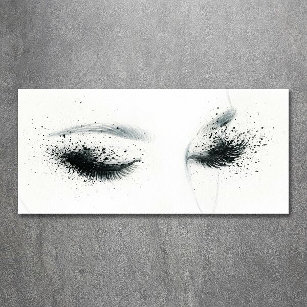 Schilderij op acrylglas Make-up