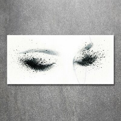 Foto obraz szkło akryl Makijaż