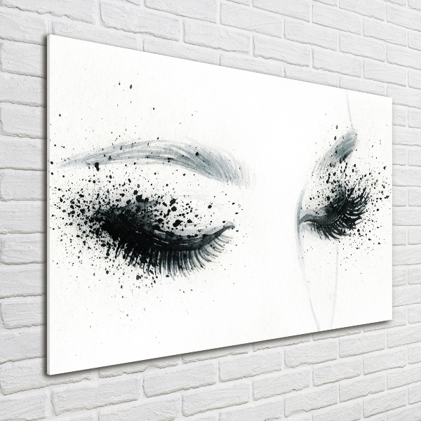 Schilderij op acrylglas Make-up