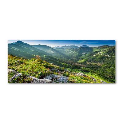 Plexiglas schilderij Zonsopgang in het Tatragebergte