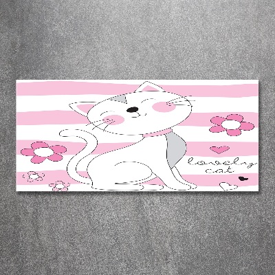 Plexiglas foto Witte kat