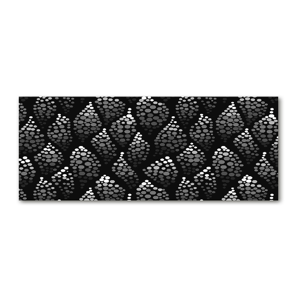 Foto obraz akryl Czarno-białe kropki