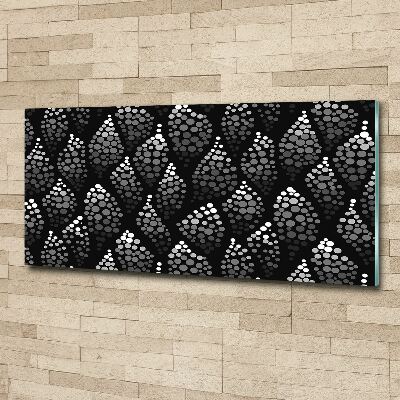 Foto in plexiglas Zwart-witte stippen