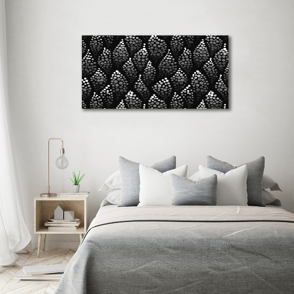 Foto in plexiglas Zwart-witte stippen