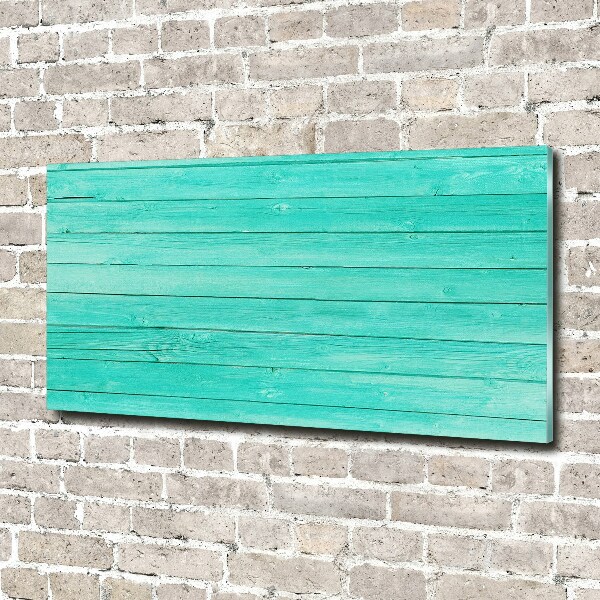 Schilderij op acrylglas Groene borden