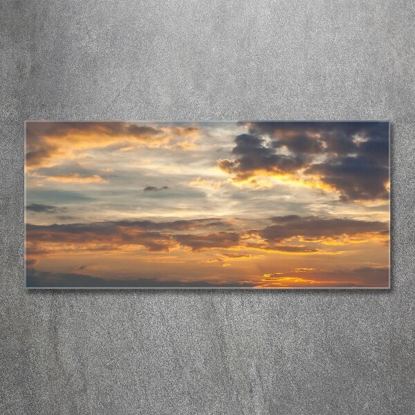 Foto in plexiglas Zonsondergang