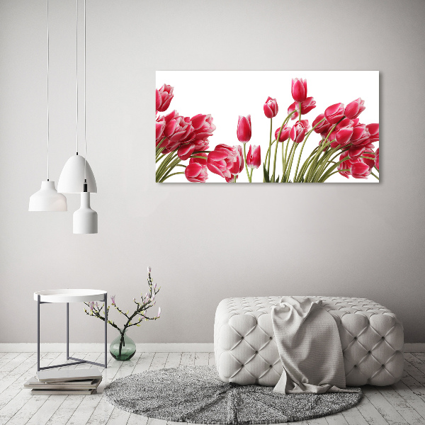 Foto op plexiglas Rode tulpen