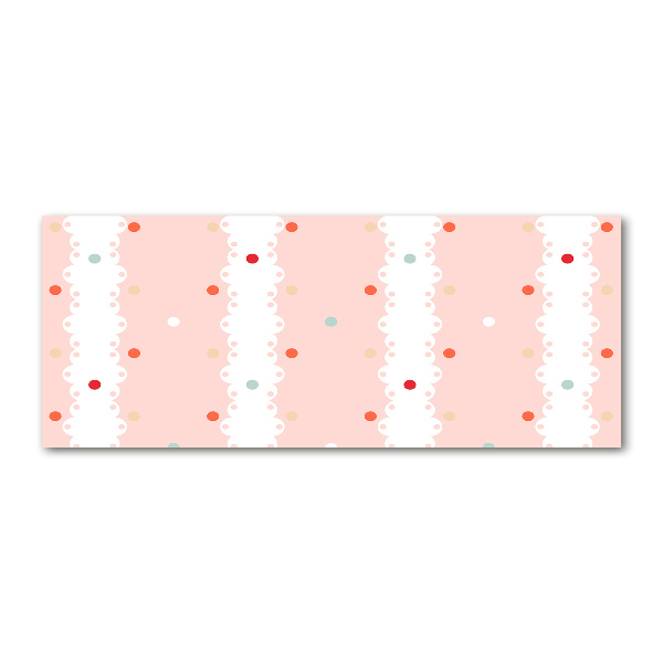 Foto obraz akryl Kolorowe kropki tło