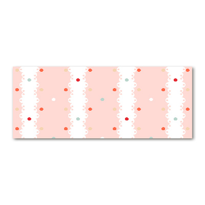 Foto obraz akryl Kolorowe kropki tło