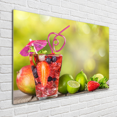 Schilderij op acrylglas Fruitcocktail