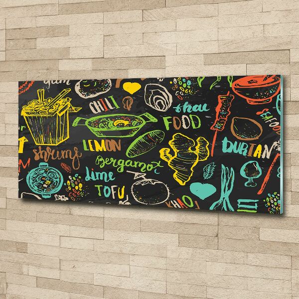 Foto obraz szkło akryl Tajskie jedzenie