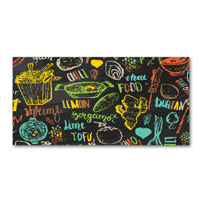 Foto in plexiglas Thais eten