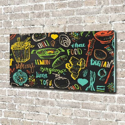 Foto obraz szkło akryl Tajskie jedzenie