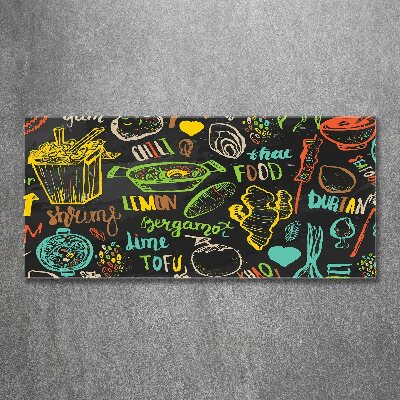 Foto in plexiglas Thais eten